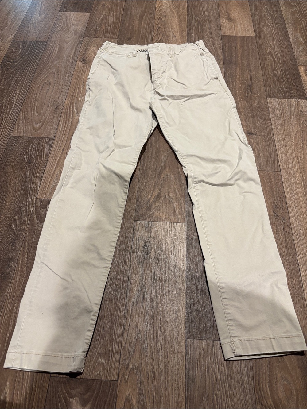 American Eagle Outfitters Light Khaki Slim Chinos